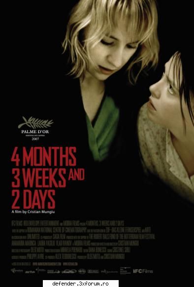 4 months, 3 weeks, 2 days - PLOT : Two filmmakers made impressive - Filme