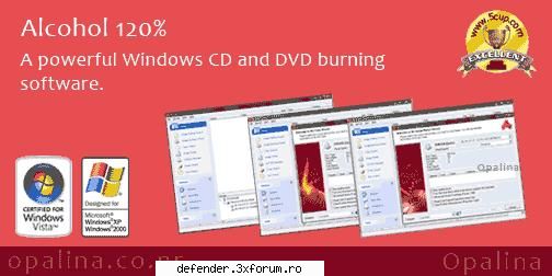 Alcohol 120 v.1.9.7 - Alcohol 120%, is a powerful Windows application - Programe