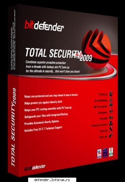 product total security 2009 provides proactive protection against all internet security threats,
