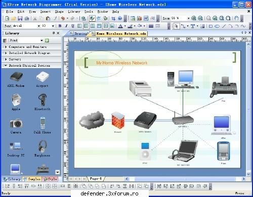 EDraw Network Diagram - EDraw Network Diagram is ideal for network - Aplications